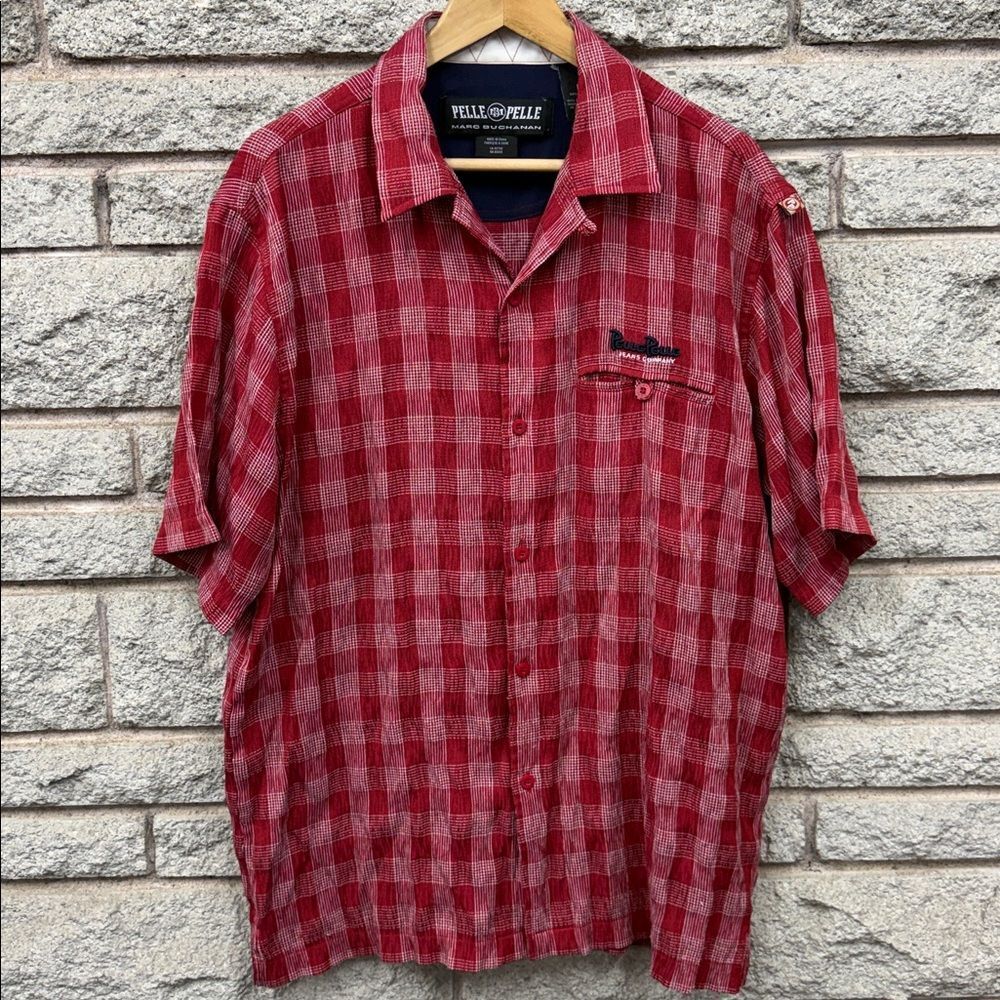 Vintage Y2K Pelle Pelle Marc Buchanan shirt sz M